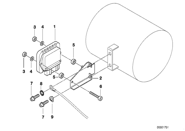 12142325287 - : Holder for BMW-Motorrad Image