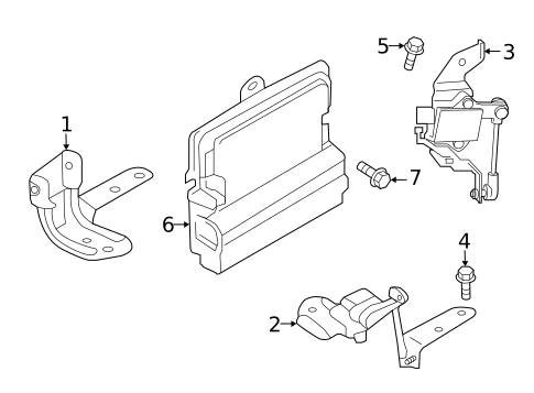 Electrical Components for 2019 Lincoln Nautilus #1