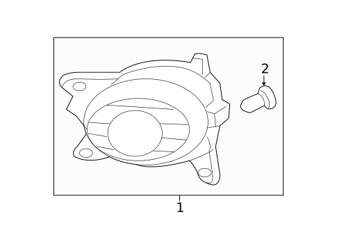 Fog Lamps for 2005 Kia Spectra #0