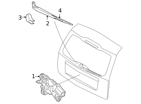 Wiper & Washer Components for 2007 Volvo V50 #1