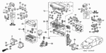 32146SH3003 - Electrical/Exhaust/Heater/Fuel: CONNECTOR, DIODE (2P) for Acura Image