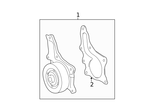 Water Pump for 2014 Toyota Camry #1