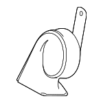 8651030740 - Electrical: High Note Horn for Toyota Image