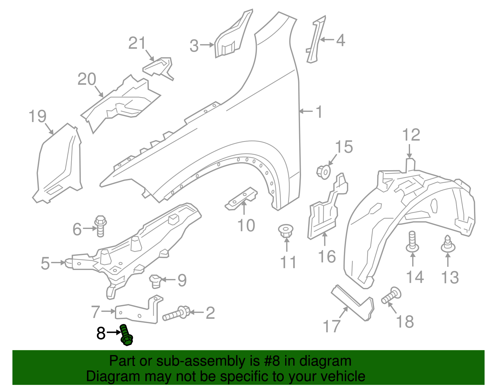 Nページ Kawasaki Motorcycle 2008 OEM Parts Diagram for SWINGARM