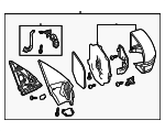 76250TZ6A01ZD - : Mirror Assembly for Acura Image