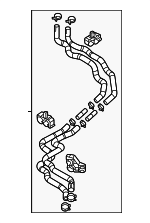 PX29157G0 - Cooling System: Hose Assembly for Mazda: CX-70, CX-90 Image