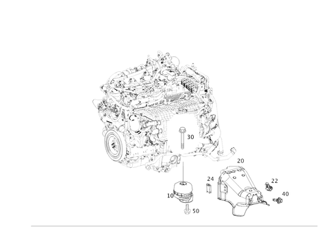 Engine Suspension for 2020 Mercedes-Benz E350 #0