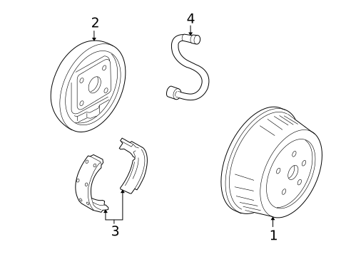 Brake Components for 2006 Isuzu i-350 #0