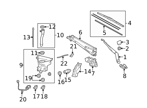 Wipers for 2016 Toyota 4Runner #0