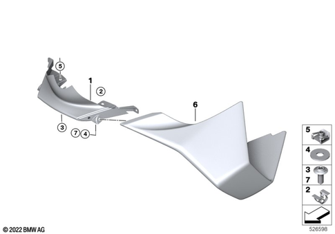 Motorcycle Trim Section, Windshield for 2022 BMW-Motorrad M 1000 RR #10