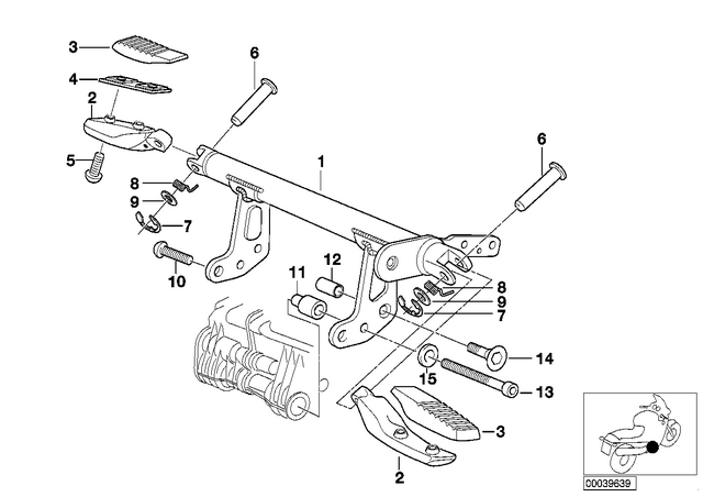 46712331434 - : Retainer Spring Right for BMW-Motorrad Image
