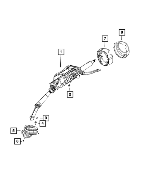 Steering Column and Intermediate Shaft for 2022 Chrysler Voyager #0