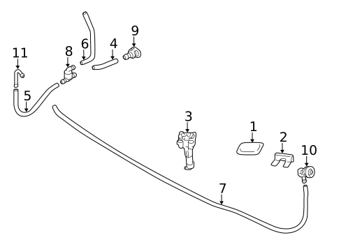 Headlamp Washers/Wipers for 2016 Lexus CT200h #0
