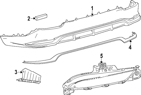 Bumper & Components - Rear for 2023 Lexus NX450h+ #1