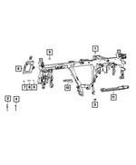 6509706AA - Interior Trim: Screw for Mopar Image