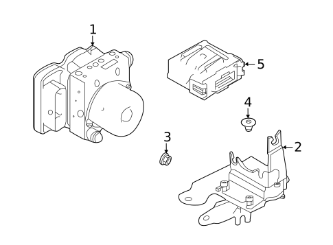 ABS Components for 2024 INFINITI QX60 #0