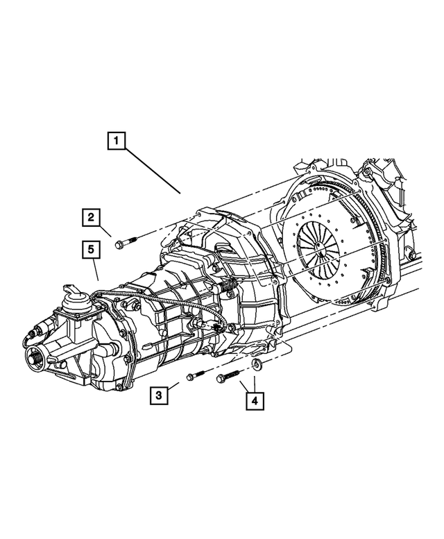 5103065AC - Manual Transmission 6 Speed: 6 Speed Transmission for Mopar Image