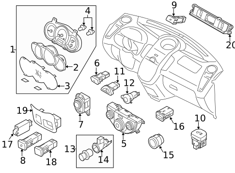 Instruments & Gauges for 2013 Kia Soul #0
