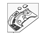 867A2XA000 - Body: Access Cover for Kia Image