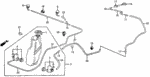 76821SE4A02 - Electrical/Exhaust/Heater/Fuel: GROMMET, WASHER TUBE (DENSO) for Honda Image