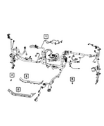 68709238AA - Electrical: Wiring Trough for Mopar Image