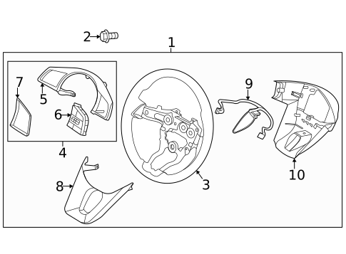 Steering Wheel for 2025 Kia Seltos #0