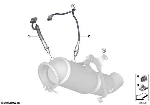 Catalytic Converter / Front Silencer for 2019 BMW 740iX #2