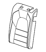 95C885805ABLK - Body: Seat Back Cover for Porsche Image