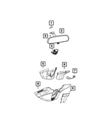 68292918AA - Glass: Inside Rear View Mirror for Mopar Image