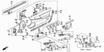 35800SL0003ZH - Interior/Bumper: SWITCH ASSY., TRUNK OPENER *YR167L* (LIGHT TAN) for Acura Image