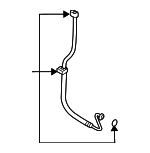 977623J100 - HVAC: Discharge Hose for Hyundai: Veracruz Image