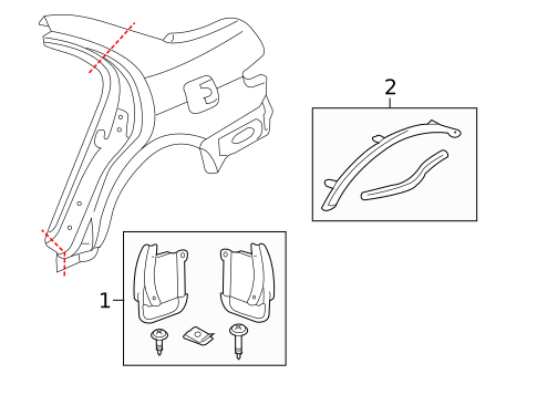 Exterior Trim - Quarter Panel for 2007 Honda Accord #0