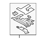 66066XA01A9E - Body: Under Cover for Subaru Image