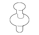 51168197908 - Body: Safety Catch Rivet for BMW: 128i, 135i, 135is, 323Ci, 323i, 325Ci, 325i, 325xi, 328Ci, 328i, 328i xDrive, 328xi, 330Ci, 330i, 330xi, 335i, 335i xDrive, 335is, 335xi, M3, X3, Z4 Image