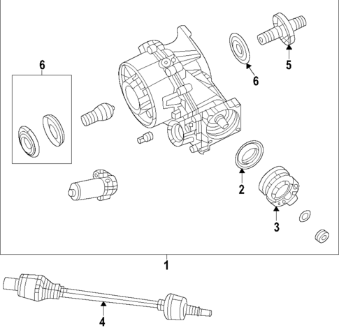 Propeller Shaft for 2022 Chrysler Pacifica #0