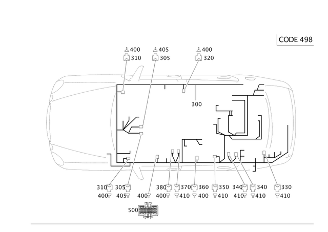 2114400306 - Electrical System: Wiring Harness for Mercedes-Benz: CLS500, CLS55 AMG, CLS550, CLS63 AMG, E320, E500, E55 AMG Image image