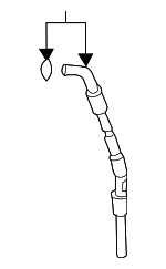 70060TZ3A00 - Body: Drain Tube for Acura Image