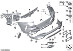 51128086293 - : Bumper Bracket Inner Left for BMW Image