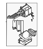 MR513421 - HVAC: Evaporator Assembly for Mitsubishi Image