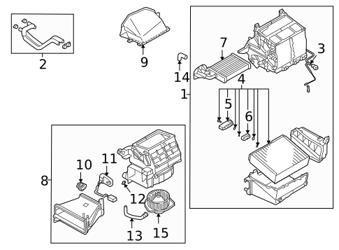 Blower Motor & Fan for 2006 Mitsubishi Lancer #0