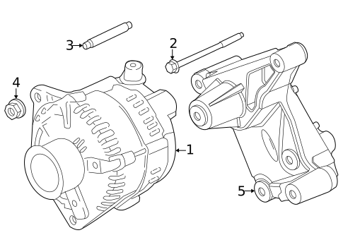 Alternator/Generator & Related Components for 2023 Ford F-350 Super Duty #0