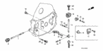 24311PL3020 - Transmission - Manual: ROD, SHIFT for Honda Image