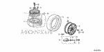 44727S5AA11 - Chassis: WEIGHT, BALANCE (15G) (PLOMBCO) for Honda Image