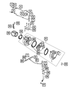 R8321377AA - 6.7L Turbo Diesel; Engine: Turbocharger, Remanufactured for Mopar Image