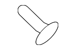 11589289 - Body: Trunk Lid Trim Clip for Saab Image