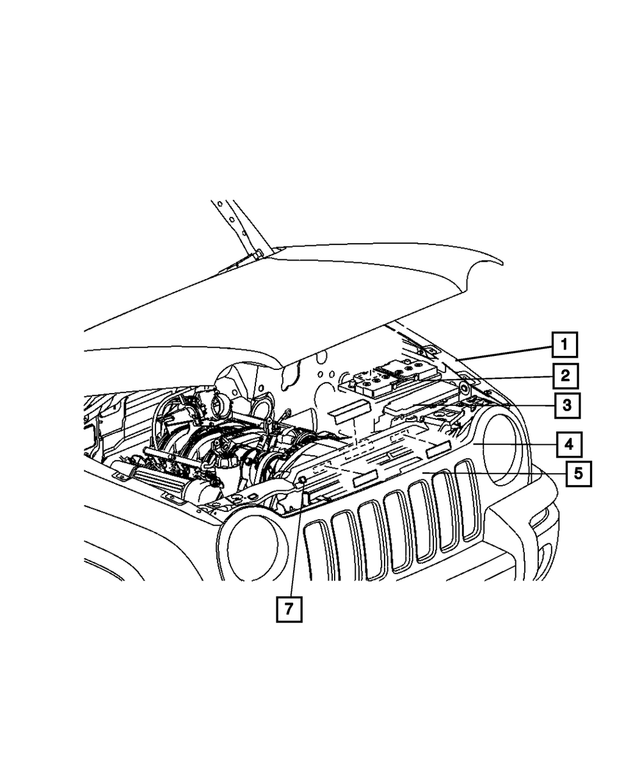 52129419AA - Labels All Vehicle Locations: Emission Label for Mopar Image