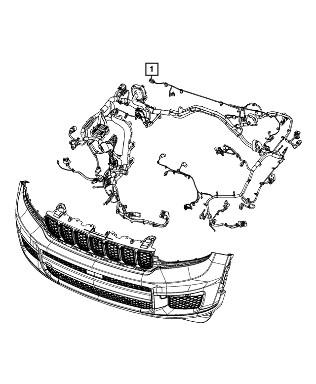 68510744AE - Electrical: Dash Wiring for Jeep: Grand Cherokee, Grand Cherokee L Image