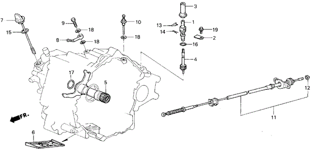AT Speedometer Gear ('84-'85) for 1985 Honda Civic #0