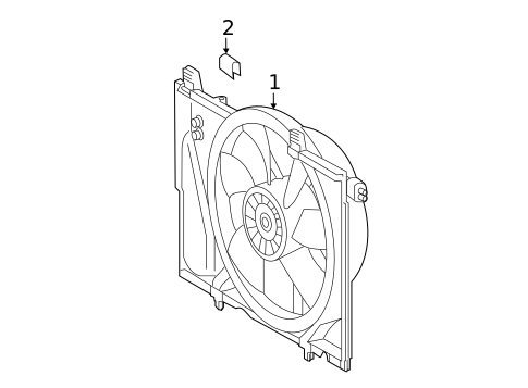 Cooling Fan for 2009 Mercedes-Benz SL65 AMG #0