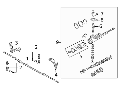 Steering Gear & Linkage for 2004 Hummer H2 #1